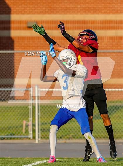 Thumbnail 1 in Western Harnett vs Douglas Byrd (2024 Football Jamboree) photogallery.