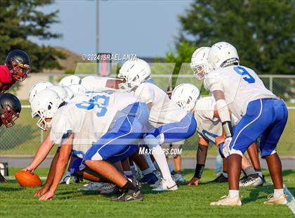Thumbnail 3 in Western Harnett vs Douglas Byrd (2024 Football Jamboree) photogallery.