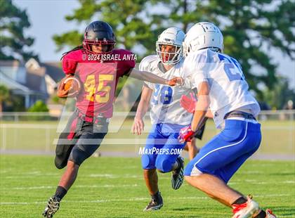 Thumbnail 1 in Western Harnett vs Douglas Byrd (2024 Football Jamboree) photogallery.