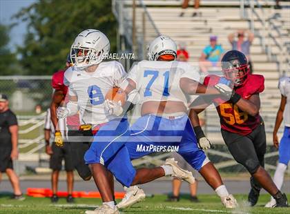 Thumbnail 2 in Western Harnett vs Douglas Byrd (2024 Football Jamboree) photogallery.