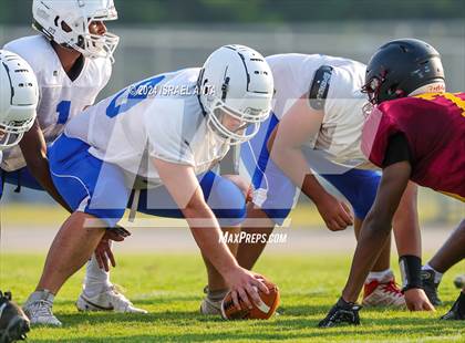 Thumbnail 3 in Western Harnett vs Douglas Byrd (2024 Football Jamboree) photogallery.