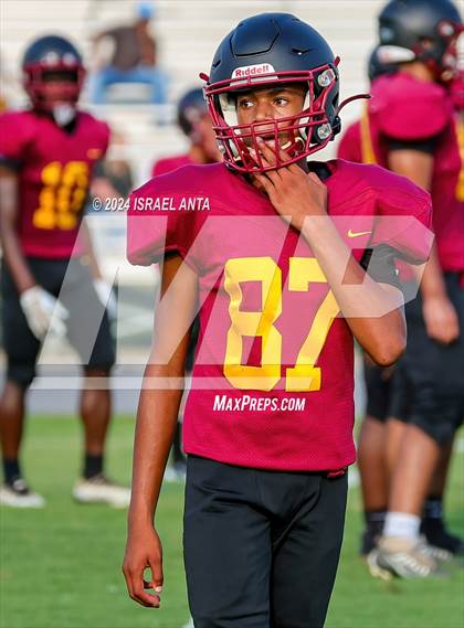 Thumbnail 2 in Western Harnett vs Douglas Byrd (2024 Football Jamboree) photogallery.