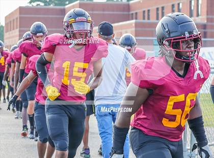 Thumbnail 3 in Western Harnett vs Douglas Byrd (2024 Football Jamboree) photogallery.