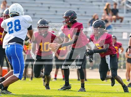 Thumbnail 3 in Western Harnett vs Douglas Byrd (2024 Football Jamboree) photogallery.