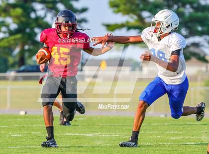 Thumbnail 1 in Western Harnett vs Douglas Byrd (2024 Football Jamboree) photogallery.