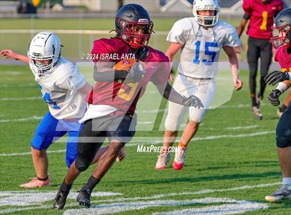 Thumbnail 2 in Western Harnett vs Douglas Byrd (2024 Football Jamboree) photogallery.