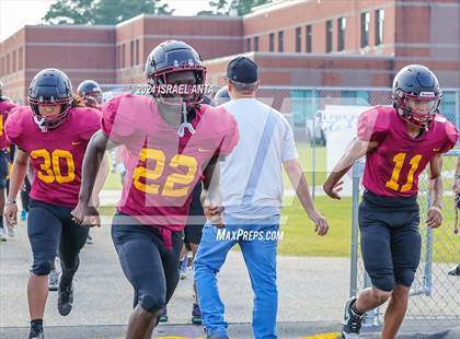 Thumbnail 3 in Western Harnett vs Douglas Byrd (2024 Football Jamboree) photogallery.