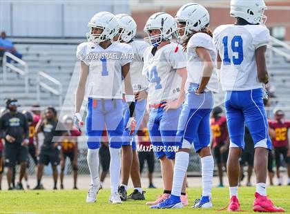Thumbnail 3 in Western Harnett vs Douglas Byrd (2024 Football Jamboree) photogallery.