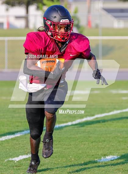 Thumbnail 1 in Western Harnett vs Douglas Byrd (2024 Football Jamboree) photogallery.