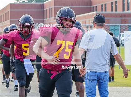 Thumbnail 1 in Western Harnett vs Douglas Byrd (2024 Football Jamboree) photogallery.