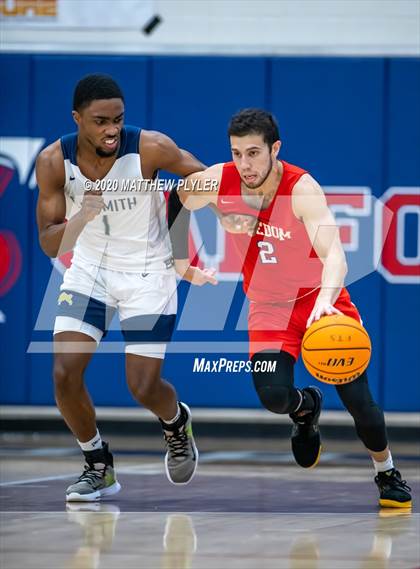 Thumbnail 1 in Freedom Christian Academy vs. E.E. Smith (MLK Dream Jam at Terry Sanford) photogallery.