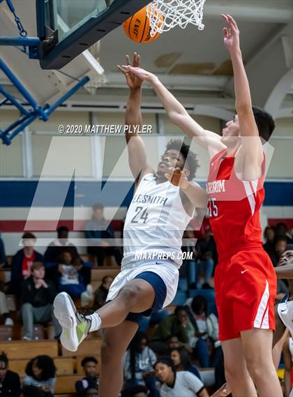 Thumbnail 1 in Freedom Christian Academy vs. E.E. Smith (MLK Dream Jam at Terry Sanford) photogallery.