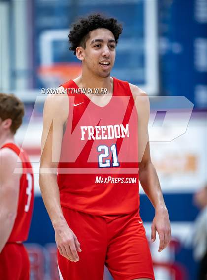 Thumbnail 2 in Freedom Christian Academy vs. E.E. Smith (MLK Dream Jam at Terry Sanford) photogallery.