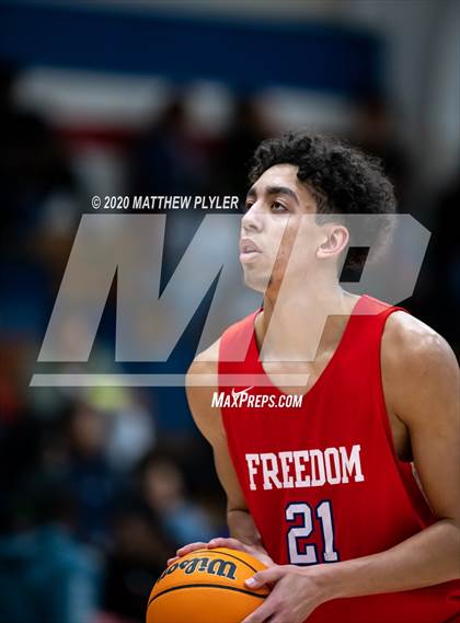 Thumbnail 2 in Freedom Christian Academy vs. E.E. Smith (MLK Dream Jam at Terry Sanford) photogallery.