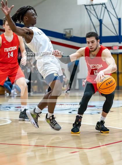 Thumbnail 3 in Freedom Christian Academy vs. E.E. Smith (MLK Dream Jam at Terry Sanford) photogallery.