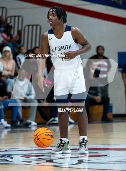 Thumbnail 3 in Freedom Christian Academy vs. E.E. Smith (MLK Dream Jam at Terry Sanford) photogallery.