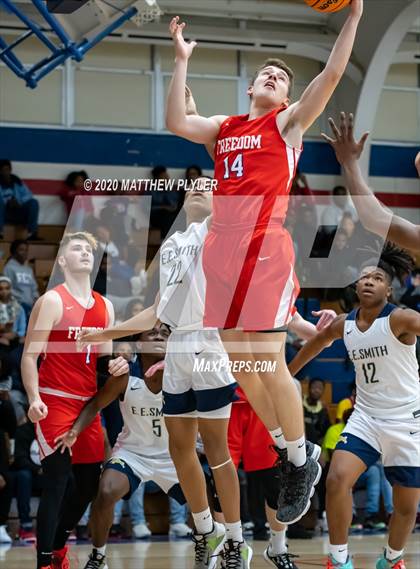 Thumbnail 1 in Freedom Christian Academy vs. E.E. Smith (MLK Dream Jam at Terry Sanford) photogallery.