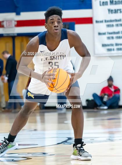 Thumbnail 2 in Freedom Christian Academy vs. E.E. Smith (MLK Dream Jam at Terry Sanford) photogallery.