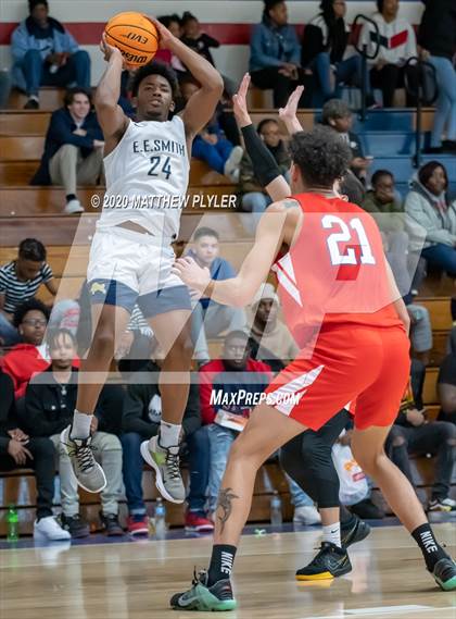 Thumbnail 2 in Freedom Christian Academy vs. E.E. Smith (MLK Dream Jam at Terry Sanford) photogallery.
