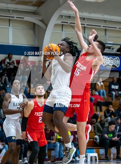 Thumbnail 1 in Freedom Christian Academy vs. E.E. Smith (MLK Dream Jam at Terry Sanford) photogallery.