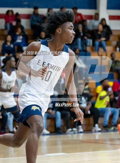 Thumbnail 3 in Freedom Christian Academy vs. E.E. Smith (MLK Dream Jam at Terry Sanford) photogallery.