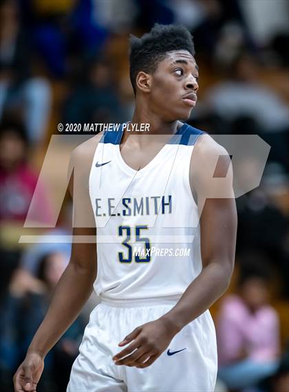 Thumbnail 3 in Freedom Christian Academy vs. E.E. Smith (MLK Dream Jam at Terry Sanford) photogallery.