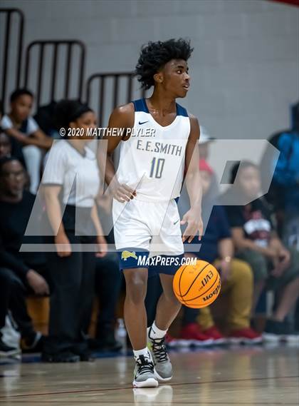 Thumbnail 3 in Freedom Christian Academy vs. E.E. Smith (MLK Dream Jam at Terry Sanford) photogallery.