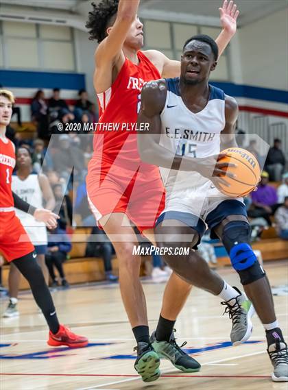 Thumbnail 3 in Freedom Christian Academy vs. E.E. Smith (MLK Dream Jam at Terry Sanford) photogallery.