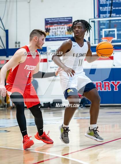 Thumbnail 2 in Freedom Christian Academy vs. E.E. Smith (MLK Dream Jam at Terry Sanford) photogallery.