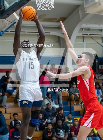 Thumbnail 1 in Freedom Christian Academy vs. E.E. Smith (MLK Dream Jam at Terry Sanford) photogallery.