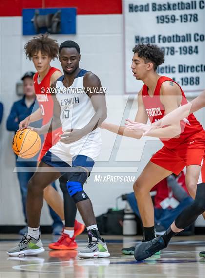 Thumbnail 3 in Freedom Christian Academy vs. E.E. Smith (MLK Dream Jam at Terry Sanford) photogallery.