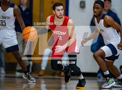 Thumbnail 3 in Freedom Christian Academy vs. E.E. Smith (MLK Dream Jam at Terry Sanford) photogallery.