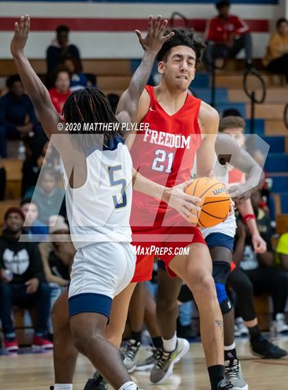 Thumbnail 3 in Freedom Christian Academy vs. E.E. Smith (MLK Dream Jam at Terry Sanford) photogallery.