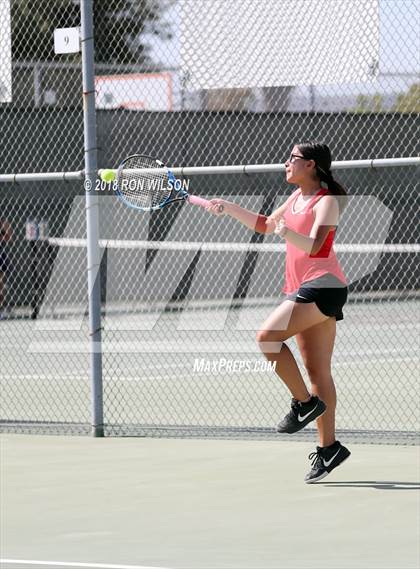 Thumbnail 2 in Rio Mesa @ Camarillo  Tennis photogallery.