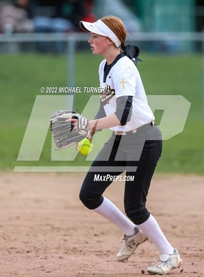 Thumbnail 3 in Lakeland vs Bishop Kelly (IHSAA 4A State Tournament) photogallery.