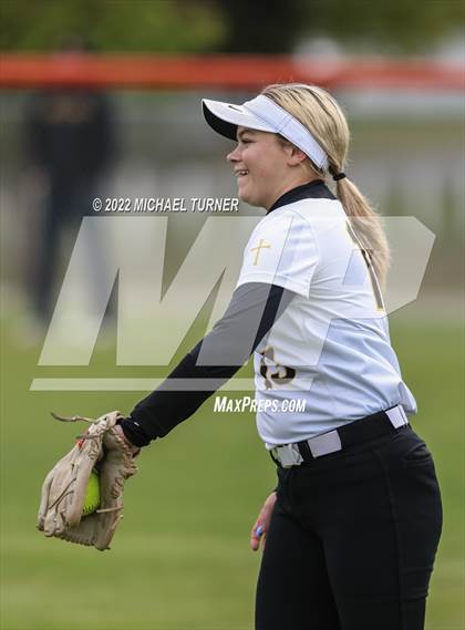 Thumbnail 1 in Lakeland vs Bishop Kelly (IHSAA 4A State Tournament) photogallery.