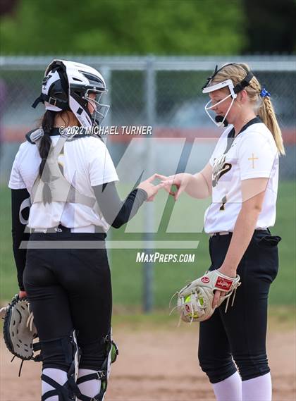 Thumbnail 3 in Lakeland vs Bishop Kelly (IHSAA 4A State Tournament) photogallery.