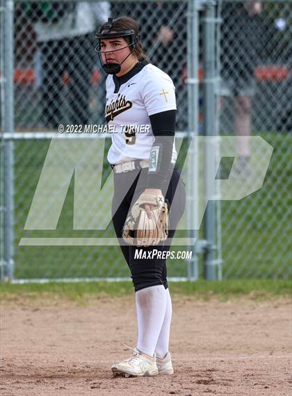 Thumbnail 3 in Lakeland vs Bishop Kelly (IHSAA 4A State Tournament) photogallery.