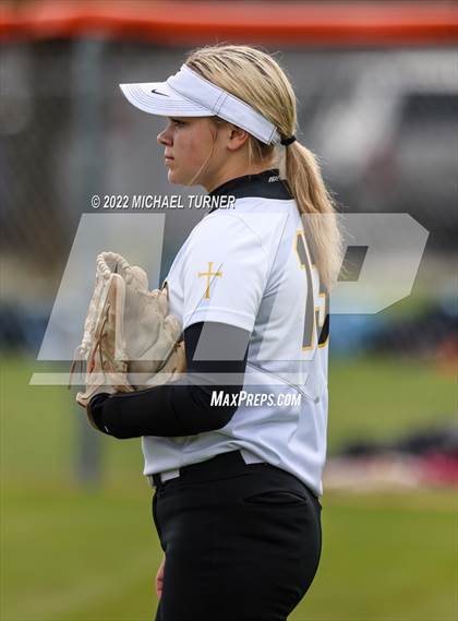 Thumbnail 3 in Lakeland vs Bishop Kelly (IHSAA 4A State Tournament) photogallery.