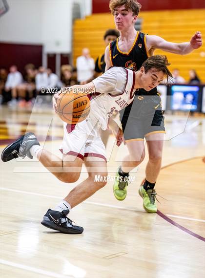 Thumbnail 3 in Clovis West vs. Oaks Christian photogallery.