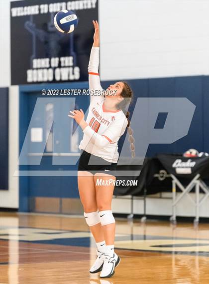 Thumbnail 2 in Karnes City @ Stacey (Hondo Volleyball Tournament) photogallery.
