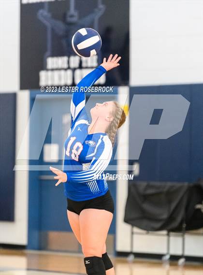 Thumbnail 2 in Karnes City @ Stacey (Hondo Volleyball Tournament) photogallery.