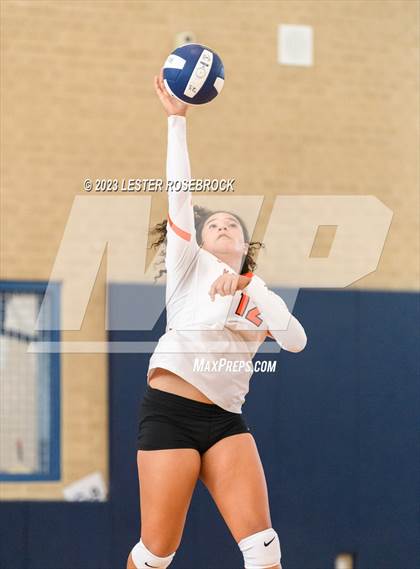 Thumbnail 1 in Karnes City @ Stacey (Hondo Volleyball Tournament) photogallery.