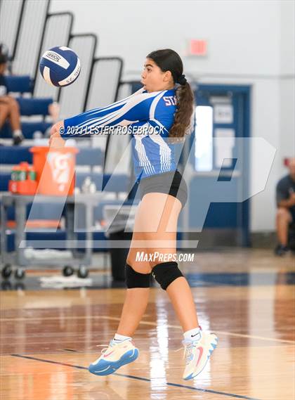 Thumbnail 1 in Karnes City @ Stacey (Hondo Volleyball Tournament) photogallery.