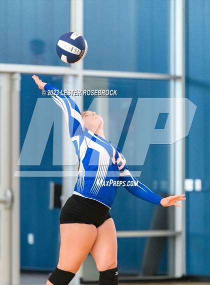 Thumbnail 1 in Karnes City @ Stacey (Hondo Volleyball Tournament) photogallery.