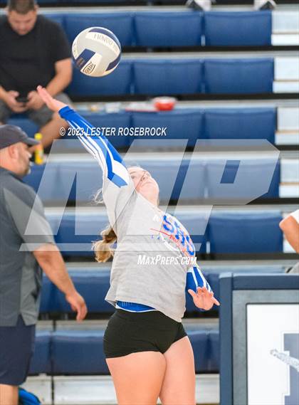 Thumbnail 1 in Karnes City @ Stacey (Hondo Volleyball Tournament) photogallery.