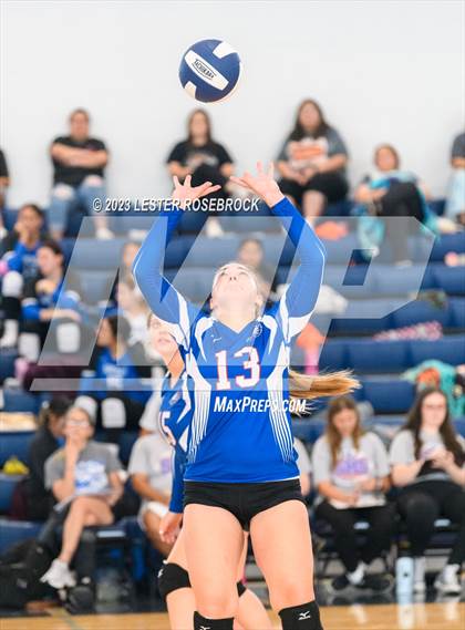 Thumbnail 1 in Karnes City @ Stacey (Hondo Volleyball Tournament) photogallery.