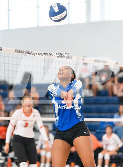 Thumbnail 3 in Karnes City @ Stacey (Hondo Volleyball Tournament) photogallery.