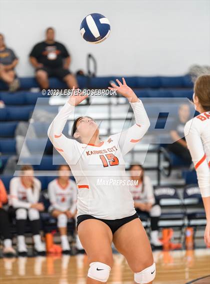 Thumbnail 3 in Karnes City @ Stacey (Hondo Volleyball Tournament) photogallery.