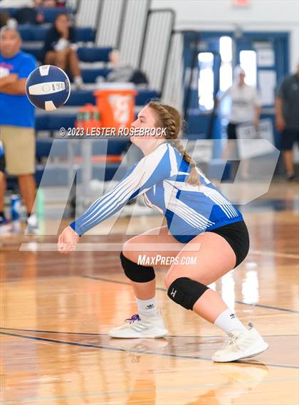 Thumbnail 3 in Karnes City @ Stacey (Hondo Volleyball Tournament) photogallery.